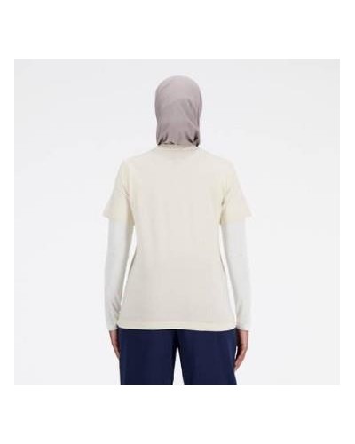 CAMISETA MANGA CORTA SPORT ESSENTIALS JERSEY LOGO T-SHIRT LINEN BLANCO