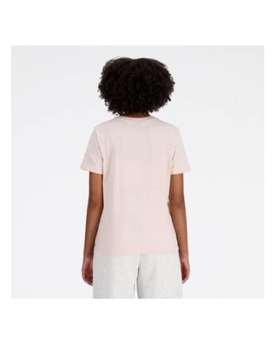 CAMISETA MANGA CORTA SPORT ESSENTIALS JERSEY LOGO T-SHIRT ROSA CLARO