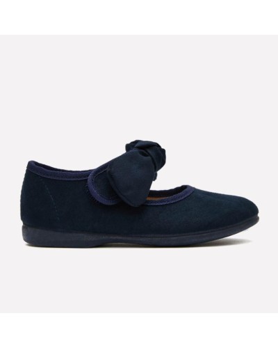 MERCEDITA CIERRE CINTA LAZO NUDO SERRATEX MARINO