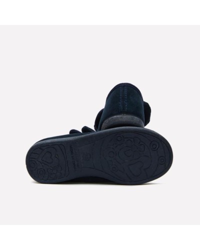 MERCEDITA CIERRE CINTA LAZO NUDO SERRATEX MARINO