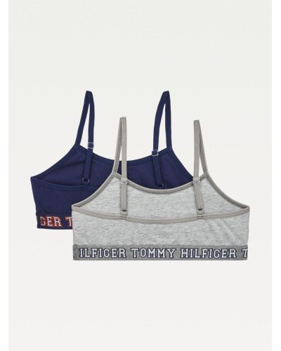 PACK 2 SUJETADOR TOP 2P BRALETTE YALE NAVY/MEDIUM GREY HT