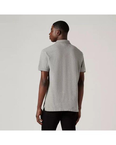 POLO MANGA CORTA LEVIS HM POLO MID TONE GREY HEATHER PIQUE