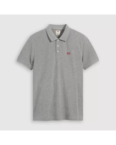 POLO MANGA CORTA LEVIS HM POLO MID TONE GREY HEATHER PIQUE