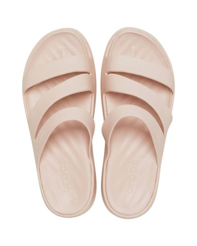 CHANCLA CROCS TIRAS MODELO W GETAWAY STRAPPY BALCO QUARTZ