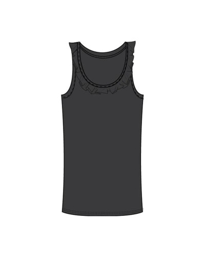 CAMISETA TIRANTES DORINA 60% POLYESTER 35% VISCOSA 5% ELASTANE BLACK