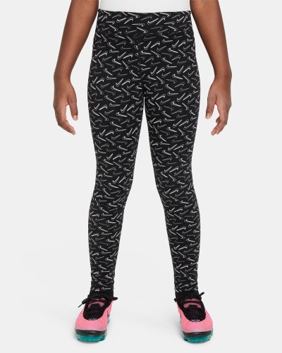 LEGGINGS NIKE SPORTSWEAR ESSENTIAL BIG KIDS NEGRO / BLANCO