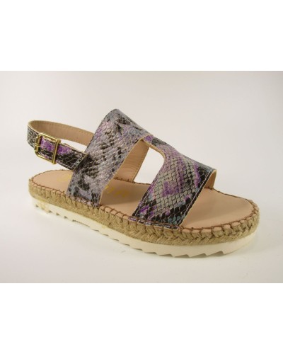 SANDALIA PITON MALVA